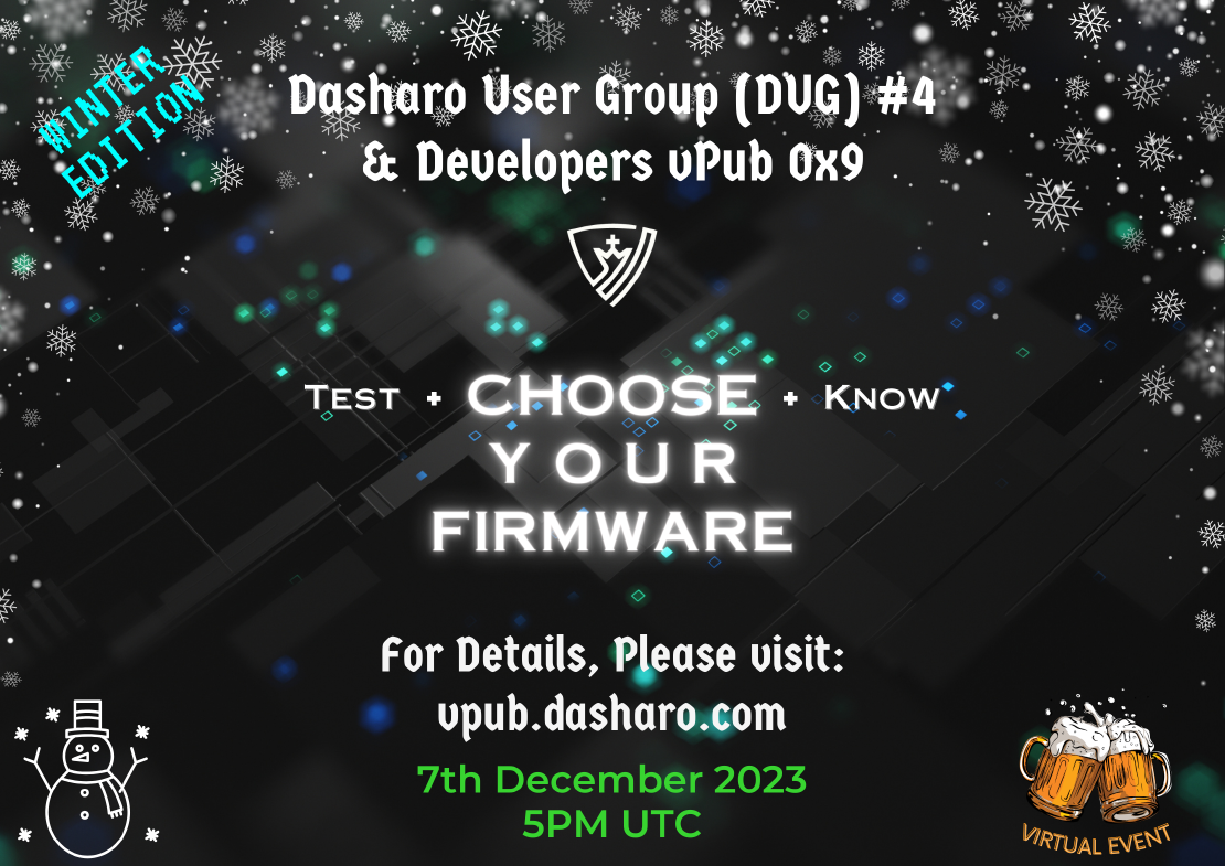 Dasharo User Group 0x4 **& Developers vPub 0x9**