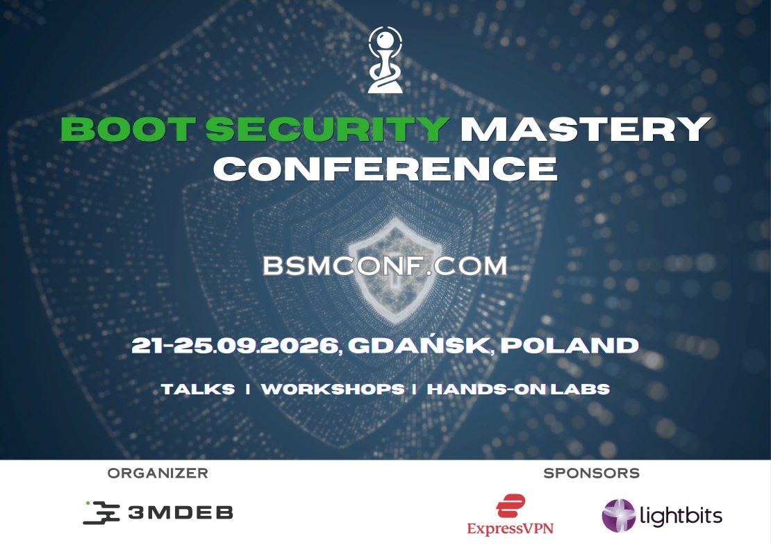 Boot Security **Mastery Conference**